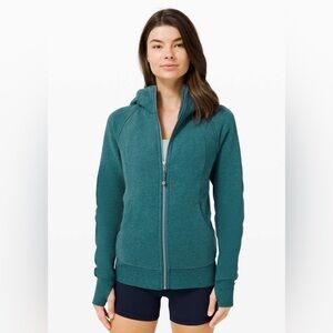 Lululemon Scuba Hoodie *Light Cotton Fleece in Heathered Desert Teal - (Size:4)